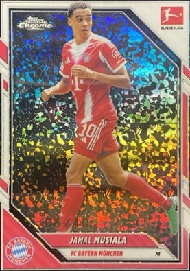 Jamal Musiala 2025 Topps Chrome Black Diamond /10