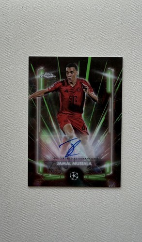 Jamal Musiala 2024 Topps Chrome Black Lazer /99
