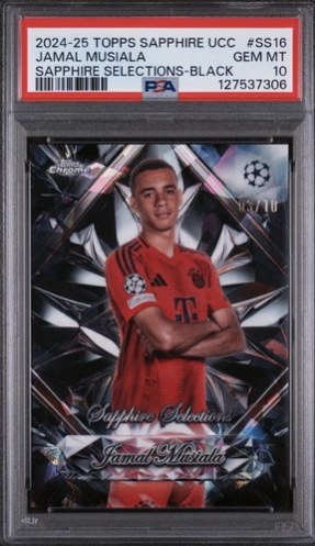 Jamal Musiala 2024 Topps Chrome Black Sapphire /10