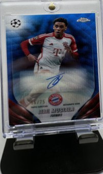 Jamal Musiala 2022 Topps Chrome Blue /75