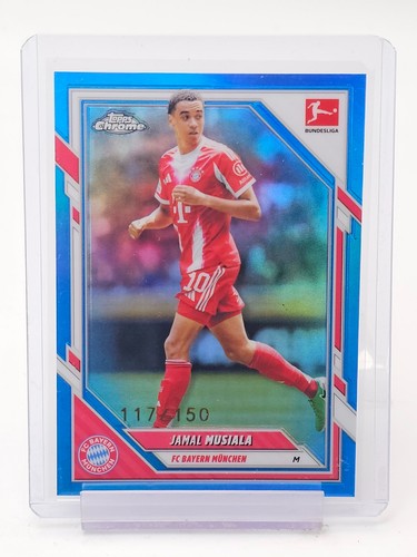 Jamal Musiala 2022 Topps Chrome Blue Refractor /150