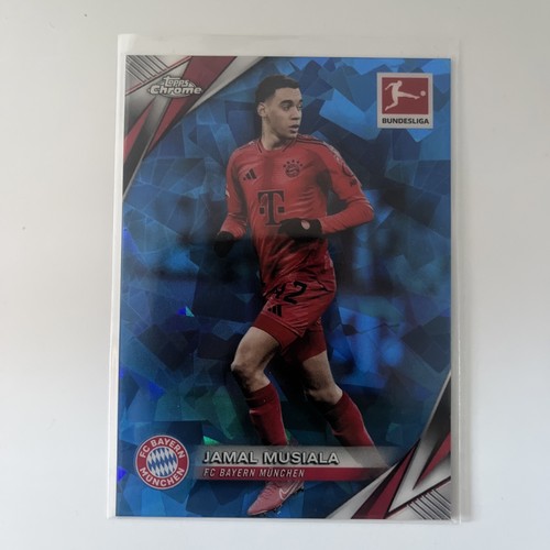 Jamal Musiala Topps Chrome Blue Sapphire