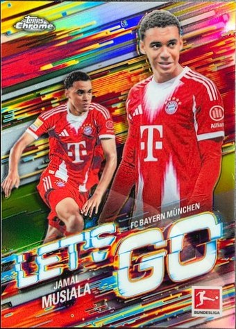 Jamal Musiala 2025 Topps Chrome Bundesliga