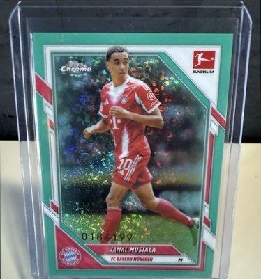 Jamal Musiala 2021 Topps Chrome Bundesliga /199
