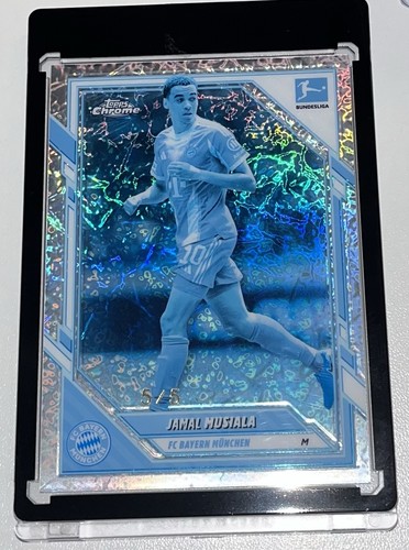 Jamal Musiala 2025 Topps Chrome Bundesliga Frozen Refractor /5