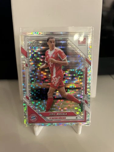 Jamal Musiala 2025 Topps Chrome Bundesliga Pulsar Refractor