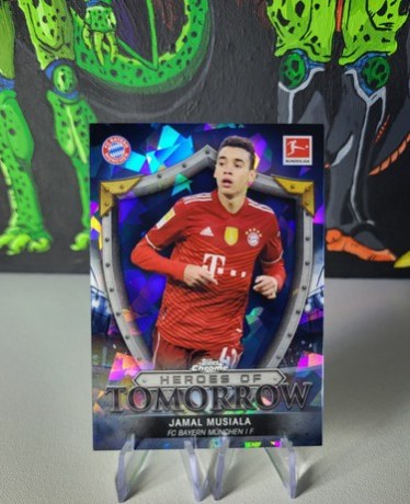 Jamal Musiala 2021 Topps Chrome Bundesliga Sapphire Edition