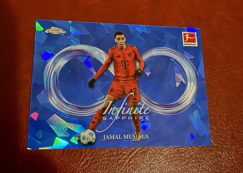 Jamal Musiala 2023 Topps Chrome Bundesliga Sapphire Infinite