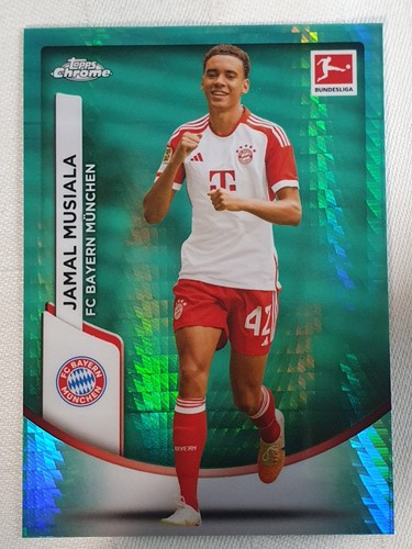 Jamal Musiala 2023 Topps Chrome Bundesliga Unknown parallel variant