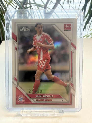 Jamal Musiala 2026 Topps Chrome Bundesliga White /30