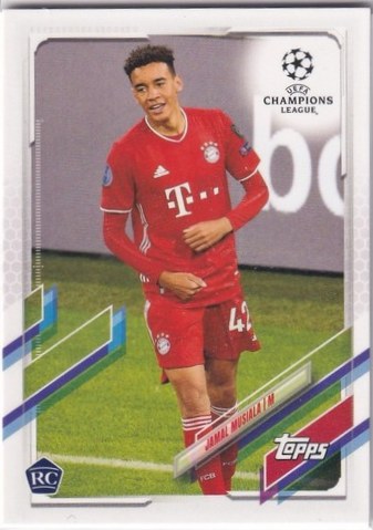 Jamal Musiala 2020 Topps Chrome Champions League 81