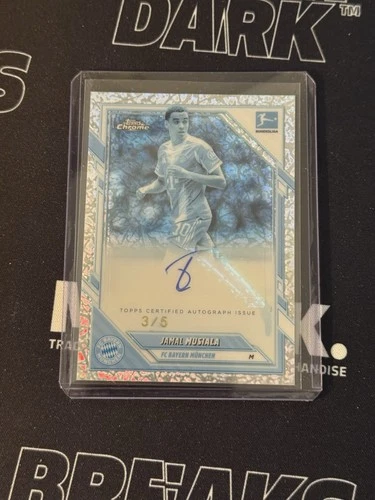 Jamal Musiala 2025 Topps Chrome Frozen Refractor /5