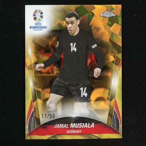 Jamal Musiala 2024 Topps Chrome Gold /50
