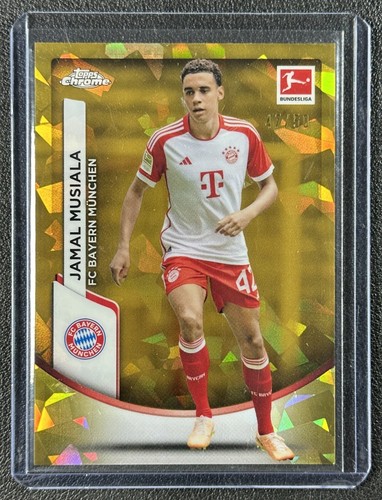 Jamal Musiala 2024 Topps Chrome Gold /50