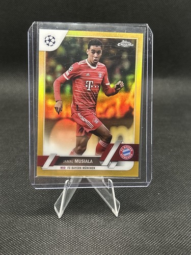 Jamal Musiala 2023 Topps Chrome Gold /50