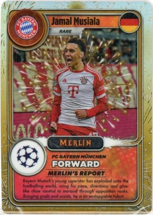 Jamal Musiala 2023 Topps Chrome Gold /50