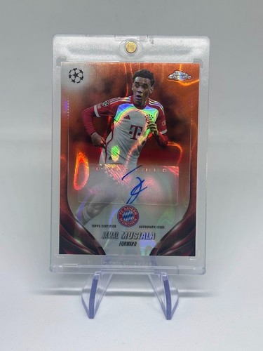 Jamal Musiala 2023 Topps Chrome Gold Lava