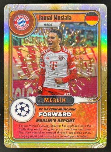 Jamal Musiala 2023 Topps Chrome Gold Refractor /50