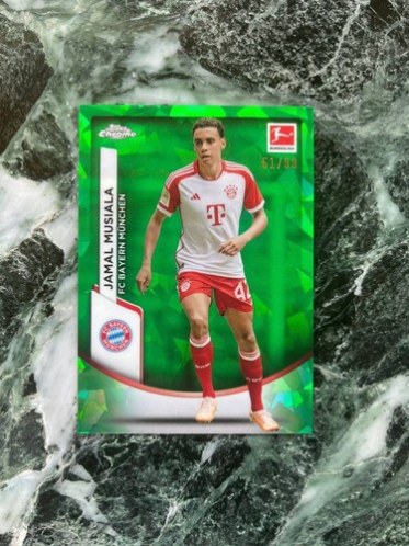 Jamal Musiala 2024 Topps Chrome Green /99