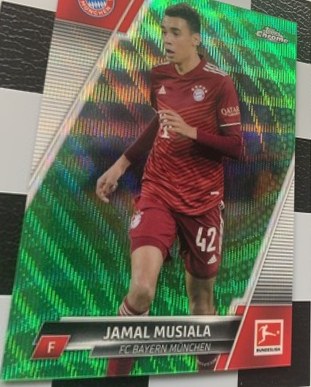 Jamal Musiala 2021 Topps Chrome Green /99