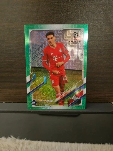 Jamal Musiala 2020 Topps Chrome Green Mojo /99