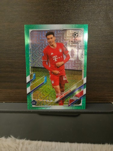 Jamal Musiala 2021 Topps Chrome Green Mojo /99