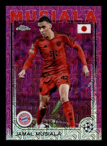 Jamal Musiala 2024 Topps Chrome Japan Edition Rosa /125