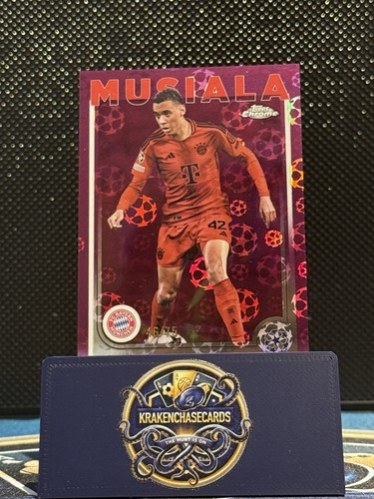 Jamal Musiala 2024 Topps Chrome Logofractor /25