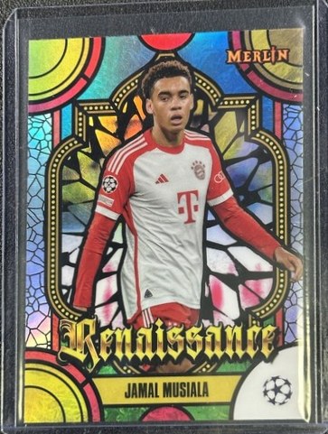 Jamal Musiala 2024 Topps Chrome Merlin /10
