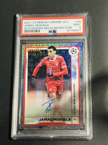 Jamal Musiala 2022 Topps Chrome Merlin /99