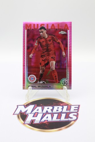 Jamal Musiala 2024 Topps Chrome Neon Pink Prism /175