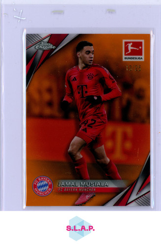 Jamal Musiala 2025 Topps Chrome Orange /25