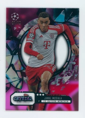 Jamal Musiala 2023 Topps Chrome Pink Crystal /10