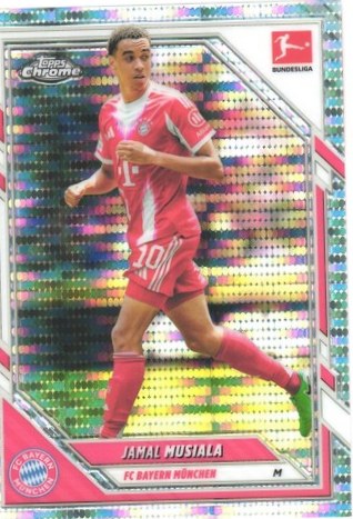 Jamal Musiala 2025 Topps Chrome Pulsar