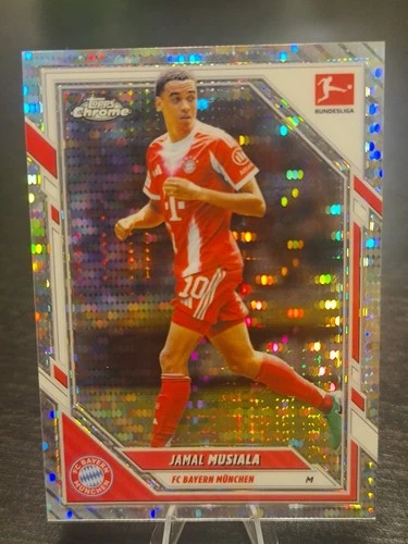 Jamal Musiala 2023 Topps Chrome Pulsar Refractor /26