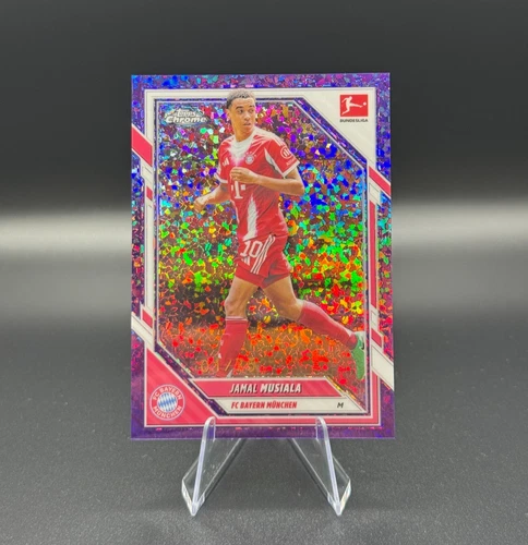 Jamal Musiala 2025 Topps Chrome Purple /75