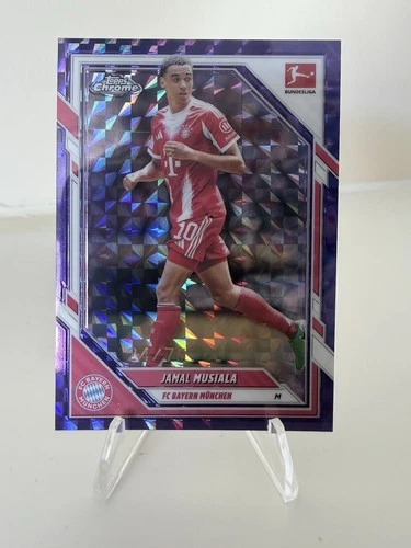 Jamal Musiala 2026 Topps Chrome Purple Geometric /75