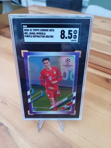 Jamal Musiala 2020 Topps Chrome Purple Refractor /250