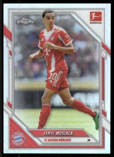 Jamal Musiala 2025 Topps Chrome Refractor