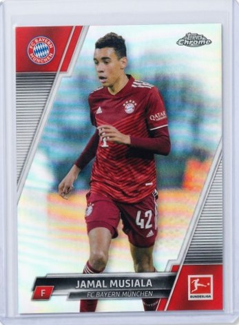 Jamal Musiala Topps Chrome Refractor