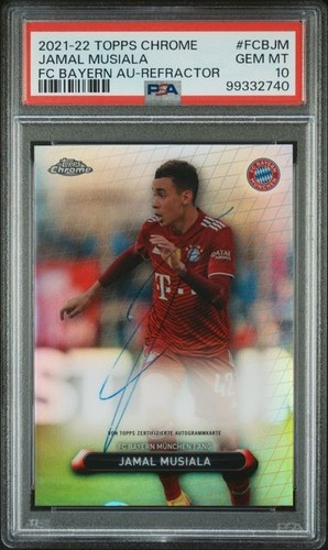 Jamal Musiala 2021 Topps Chrome Refractor /49
