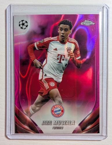 Jamal Musiala 2023 Topps Chrome Rosa Rifrattore Lava