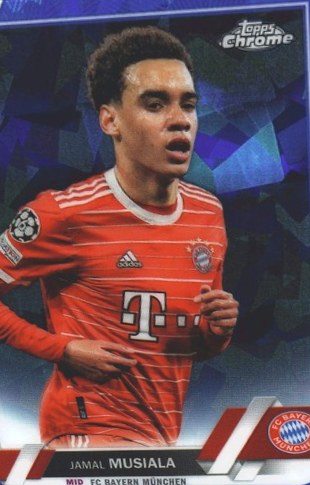 Jamal Musiala 2022 Topps Chrome Sapphire