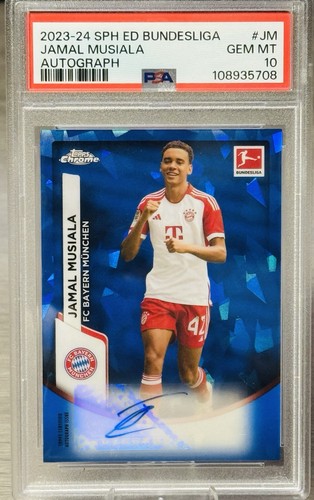 Jamal Musiala 2023 Topps Chrome Sapphire