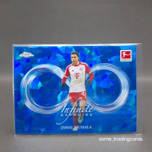 Jamal Musiala 2023 Topps Chrome Sapphire Bundesliga Sapphire