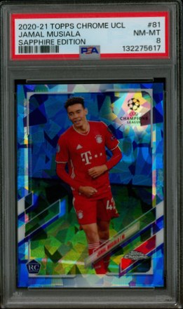 Jamal Musiala 2020 Topps Chrome Sapphire Edition