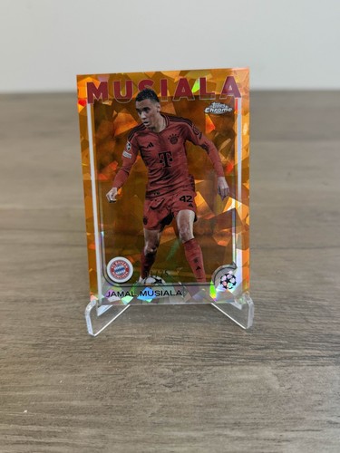 Jamal Musiala 2024 Topps Chrome Sapphire Orange /25