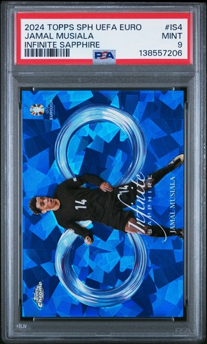 Jamal Musiala 2024 Topps Chrome Sapphire UEFA Euro Sapphire #IS4