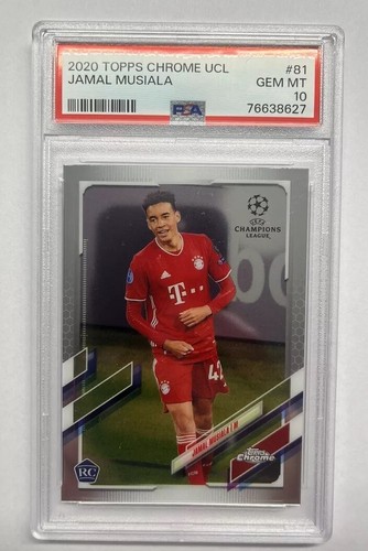 Jamal Musiala 2020 Topps Chrome UCL