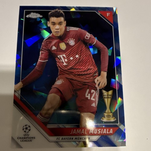 Jamal Musiala 2021 Topps Chrome UCL Sapphire